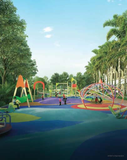KIDS PLAY AREA WITH RUBBER FLOORING