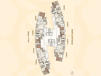 Typical Floor Plan Tower 2-Alexander_Odd Floor