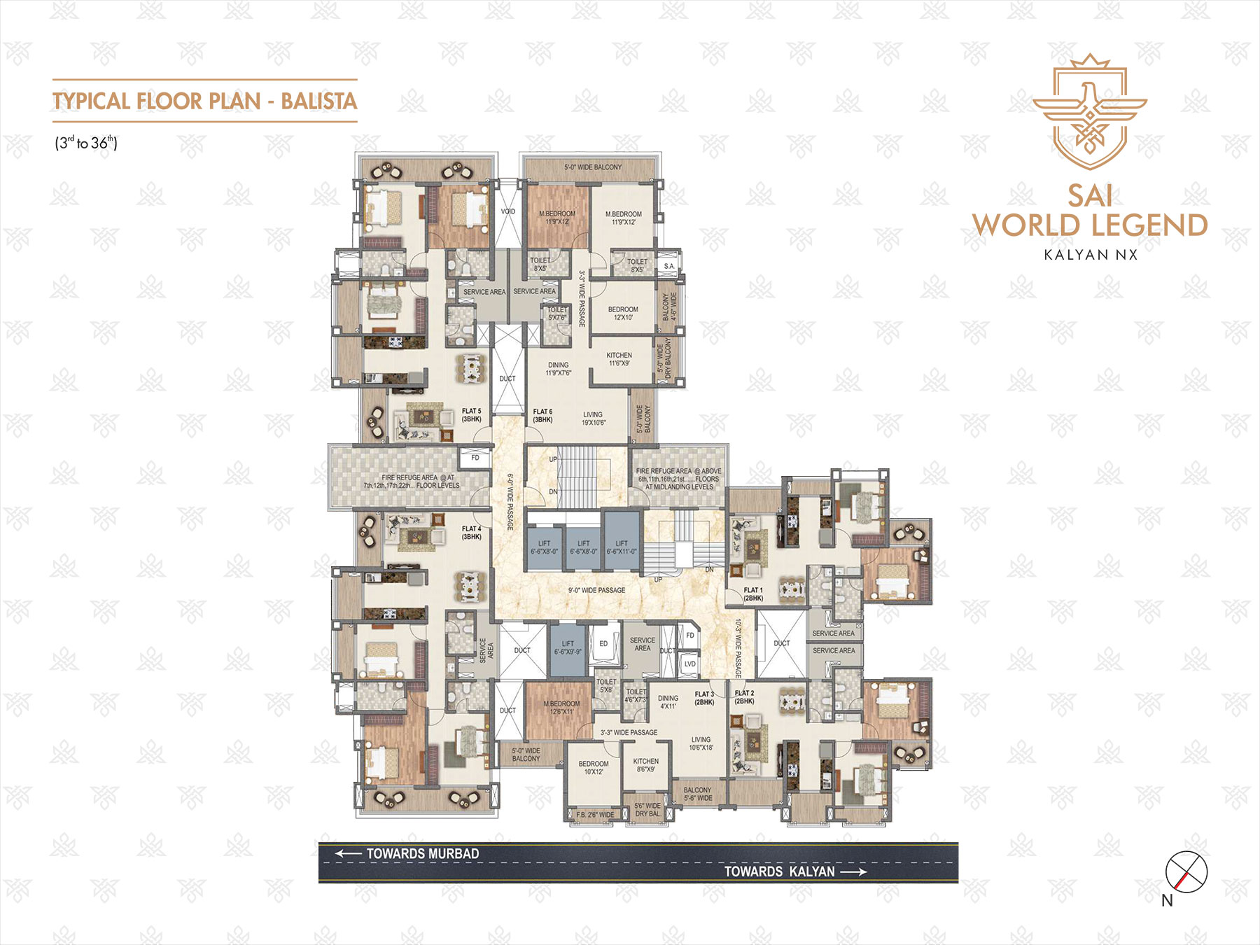 TYPICAL FLOOR PLAN BALISTA 3rd to 36th