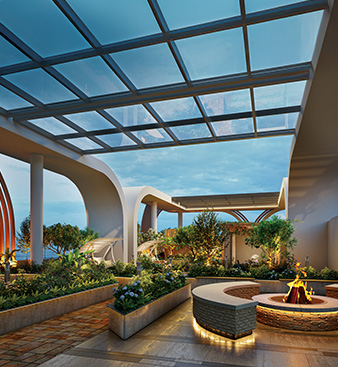 Born Fire Terrace view