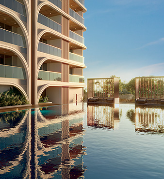 Swimming pool view