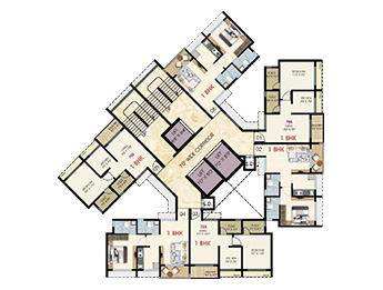 Typical Floor Plan (2nd To 22nd)