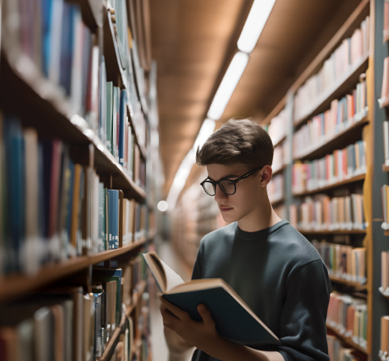 Well-stocked Library