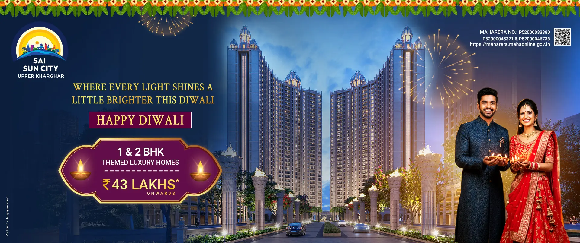Sai sun City Welcome Mumbai Homepage Desktop Banner