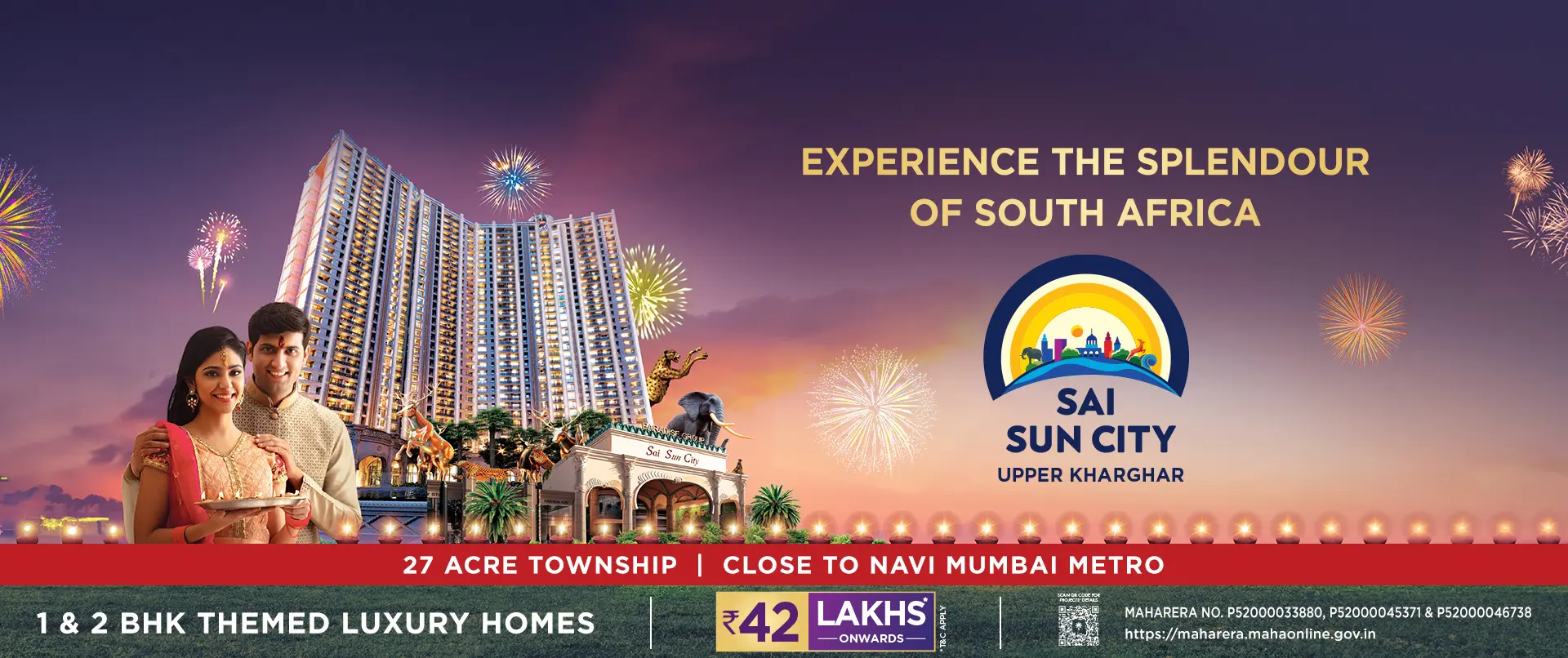 Sai sun City Welcome Mumbai Homepage Desktop Banner