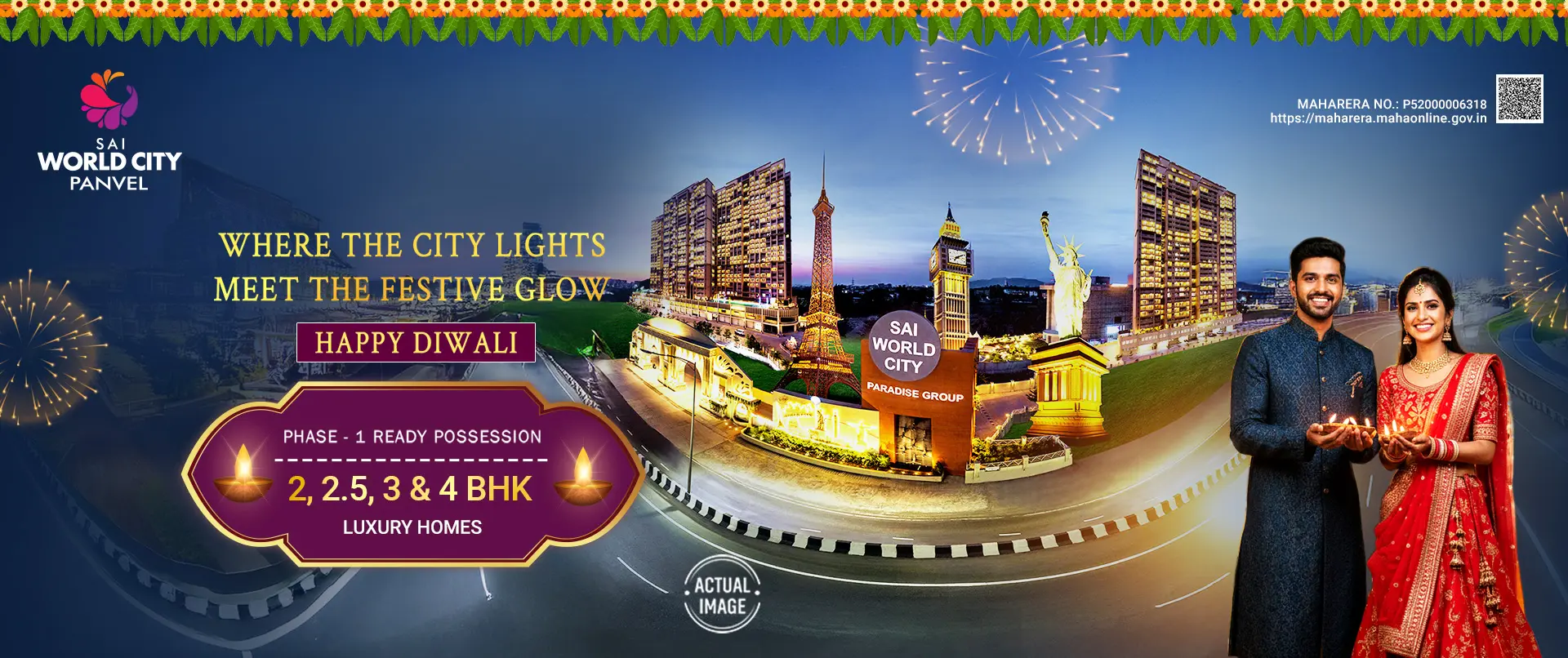 Sai World City Welcome Mumbai Homepage Desktop Banner