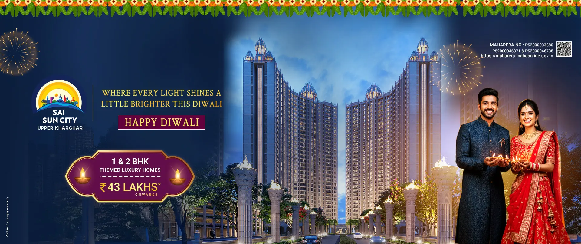 Sai sun City Welcome Mumbai Homepage Desktop Banner