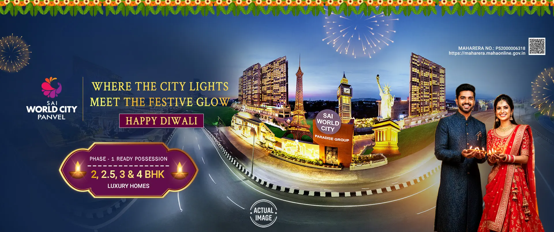 Sai World City Welcome Mumbai Homepage Desktop Banner