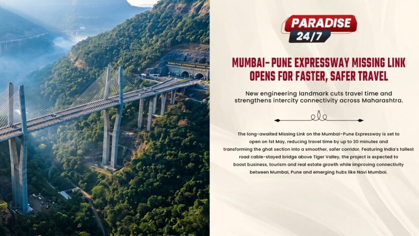 The Wait Ends: Pune–Mumbai Expressway Missing Link Opens a New Chapter in Connectivity