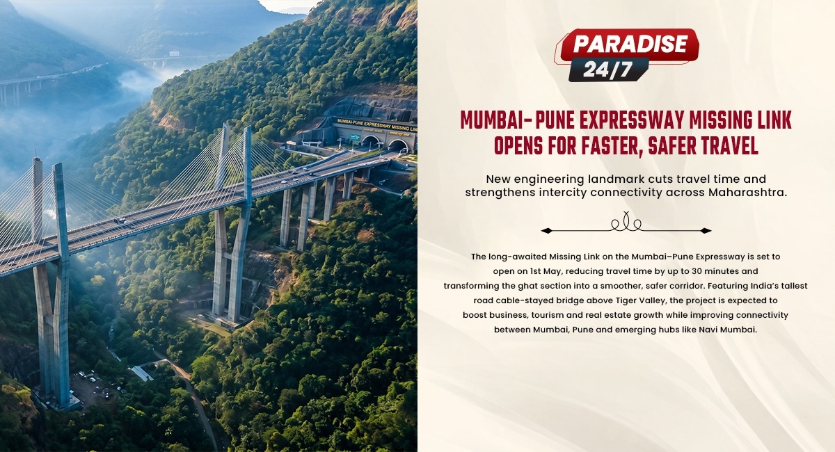 The Wait Ends: Pune–Mumbai Expressway Missing Link Opens a New Chapter in Connectivity