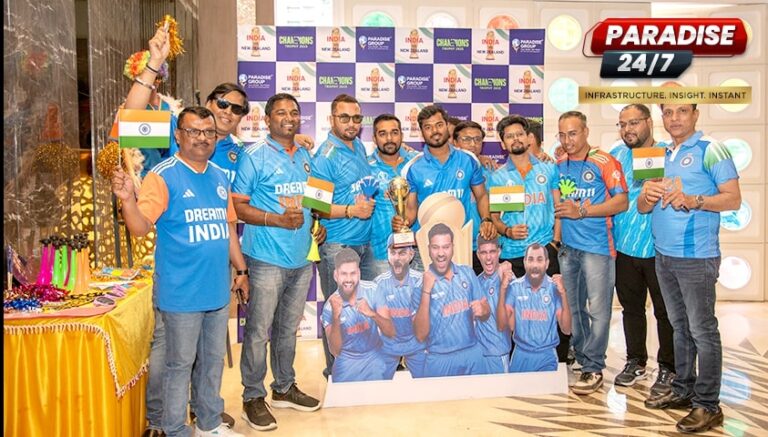 SAI WORLD CITY TURNED BLUE WITH GLORY!